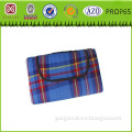 British check pattern travel picnic water proof blanket